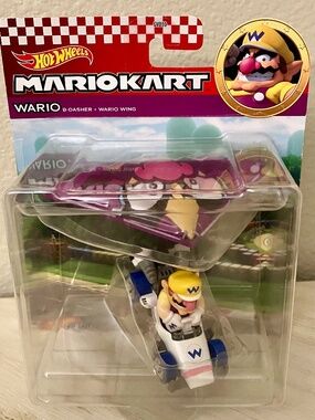 Mario Kart WARIO B-Dasher Wing Glider Paraglider